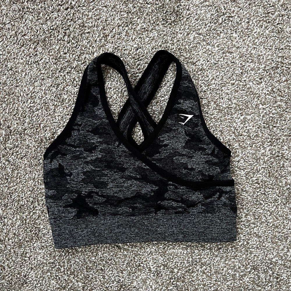 Gymshark Camo Seamless Sports Bra